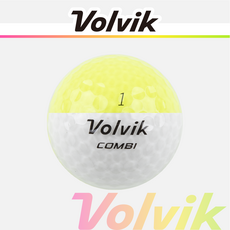 BUDDY 프리미엄 볼빅 크리스탈 콤비 반반볼 형광 컬러 칼라 중고 골프공 로스트볼, S등급(+6000원)