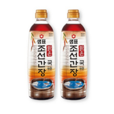 샘표 맑은 조선 간장, 930ml, 2개