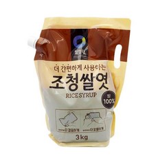 정품MY 청정원 조청쌀엿 파우치팩3kg 조청 쌀엿 쌀엿파우치 파우치팩 주방;ah;+nas*, [-옵션:상품선택-]