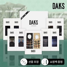 (백화점 상품) 닥스양말 신사 15종 양말 선물세트(선물포장+쇼핑백증정) 730130, 07.DK24352, 1개