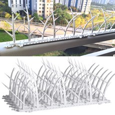 3세대 버드스파이크 핀42개 받침 6개 세트 조류퇴치 실외기 비둘기 제거, 받침6+핀42개