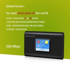 LTE 와이파이 라우터 Benton M100 2022 잠금 해제 4G Cat6 Mifi Lte 한국 ldw922 6 핫스팟 범용 300mbps 3000mAh 배터리, M100-cat6, M100-cat6