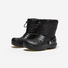 ABC마트키즈 [CROCS] 크록스 클래식 라인드 네오 퍼 부츠 키즈 CRS207940 BLACK (175~225)