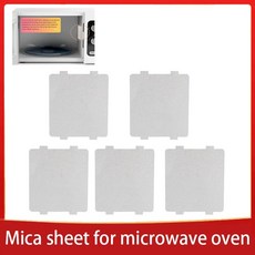 마이크로 웨이브 오븐 수리 부품 Galanz Midea Panasonic LG 등용 마이카 플레이트 시트 99x108mm 5 개, 한개옵션0