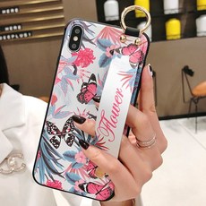 김혜수 핸드폰줄 꽃무늬 케이스 아이폰 12 PRO MAX 하이칙스st 그립톡 스마트톡