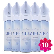 에어리아 휴대용 산소캔 420ml 10개 의약외품 산소통 가정용 산소호흡기