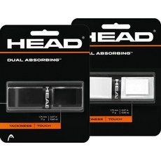 헤드 DUAL ABSORBING 쿠션그립 교체용 1.75mm 원그립, DUAL_ABSORBING 블랙