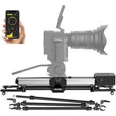 Zeapon Micro 2 E600 전동 더블 거리 카메라 슬라이더 최대 탑재량 8kg/18파운드 APP 지원 Android iOS이동 74cm