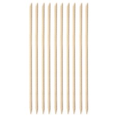 코코아울렛 네일아트용 오렌지 우드스틱 18cm 10개