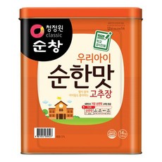 청정원 순창 우리아이 순한맛 고추장 14kg