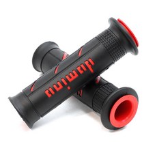 도미노 그립 레이싱 22mm 범용, 1개, 레드