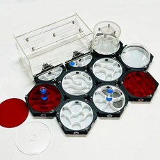 앤트하우스 최적화 개미 사육장 모래 개미집 수유 공간 전문 3D 고급 우주 정거장 둥지 보습 파충류 테라리움 농장 하우스, J, 1개
