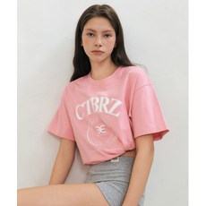 시티브리즈 CTBRZ 써클 아트웍 반팔 티셔츠_PINK - 시티브리즈