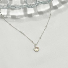 실버하트통통목걸이