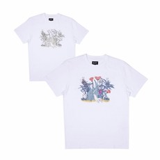 립앤딥 립앤딥 RND3549 UV 변형 프린팅 반팔 티셔츠 Nerm Paradise - UV Activated Ink (White)_L6G8