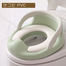 MOLY 남녀공용 유연재질 아동핸들변기커버 아기변기커버 J334 유아변기, 핑크