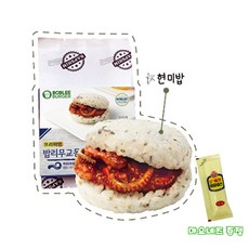산따옴들따옴 밥리 밥버거 무교동매콤낙지 250gX8개 즉석밥버거, 8개