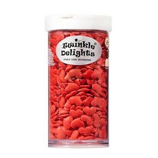 퀄리티스프링클 레드 빅 하트 스프링클, 2개, 70g