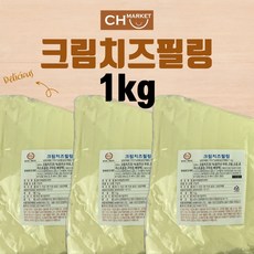 CH마켓 크림치즈필링 붕어빵 잉어빵 십원빵 속재료 업소용 가정용, 1kg, 1개