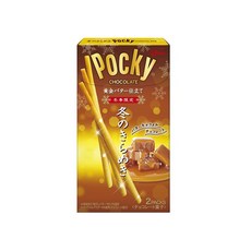 Glico Pocky 글리코 포키 빼빼로 황금 버터 카라멜 크림 초콜릿 맛 일본 과자 간식 2개입 6팩