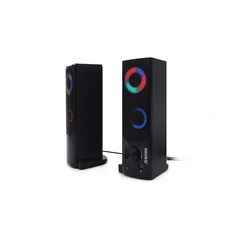 보스위즈 2채널 USB 유선 게이밍 사운드바 RGB, SP-335