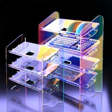  키보드 보관함 키보드 트레이 디스플레이 진열대 받침, 상세 페이지 참고, 4단 확장 모델 