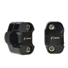 유니버설 RIZOMA 로고 오토바이 22mm 핸들 바 라이저 클램프 스티어링 휠 클램프 CB500X CB150R 몬스터 821, 05 Black