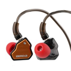 IEM 유선 이어버드 음악가용 OFC IEM 케이블 게임용 이어버드 다이나믹 드라이버 7Hz x Crinacle Zero 2 업데이트 10mm, Orange No Mic, Orange