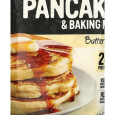 FlapJacked 단백질 팬케이크 및 베이킹 믹스 버터밀크 340g(12oz), 1개, 340g