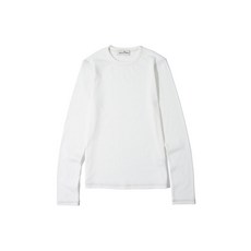 반원아틀리에 A3444 Rosa long sleeve T-shirt_White-235025