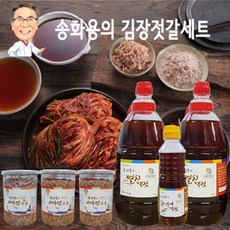 송화용의 김장젓갈 추젓 세트 7.4kg(추젓(골드)1kgx1통+추젓1kgx2통+멸치액젓2kgx2통+황석어액젓400mlx1통), 1개