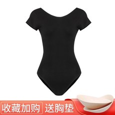 성인발레복 발레 연습복 원피스 반팔 바디 댄스 체조 탑 여성 성인 미술 테스트 훈련