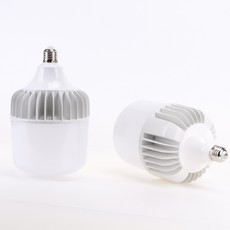 벌브형 대광량 LED 전구 50W 램프 (E26 소모갈 플리커프리), 대광량 LED 램프 60W 백색 (주광색), 1개