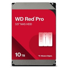 Western Digital WD Red Plus NAS Internal Hard Drive 10TB HDD 7200 RPM SATA 6 Gb/s CMR 256 MB Cache 9, Red Pro, 1개 - 10tb하드