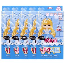 리틀미미 열냉각시트 6매 x 5개입 아기열패치 이마열 열날때 쿨패치 캐릭터 밴드, 6개입, 5개