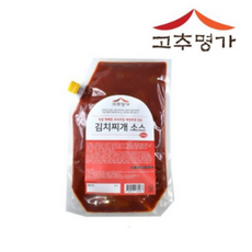 고추명가 김치찌개 소스 2kg 돼지고기 짜글이 김치찜 양념장 식당용 업소용 대용량, 3개