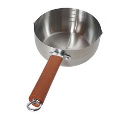 데이브렉 우드핸들 계량 편수냄비, 1개, 스텐, 20cm