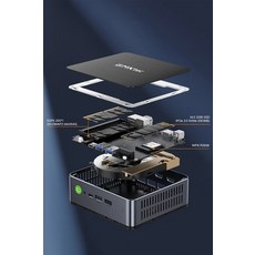 GMKtec데스크탑게임용컴퓨터미니PC K2AMDRyzen77735HS 윈도우11 DDR5 4800Mhz NvmeSSD WIFI6 BT5.2