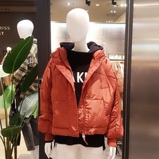 쥬시쥬디 하이넥후드형패딩숏점퍼