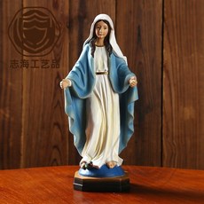 성모마리아상 성모상 성모 마리아 동상 가톨릭 축복받은 성모 마리아 동상 가톨릭 선물 수지 성모 마리아 입상 종교 가정 장식