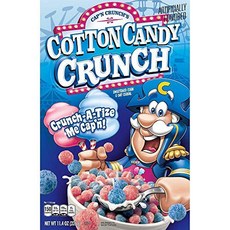 Cap'n Crunch Cotton Candy Breakfast Cereal - 11.4oz (Pack of 2) Cap'n Crunch 솜사탕 아침 시리얼-323.2g (2 팩), 1