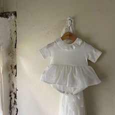 앤셜리 쁘띠레이스치마슈트 베이비슈트 원피스슈트 여름아기옷