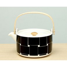 [폐방품]마리멧코 농구 티 포트 700ml블랙 marimekko BASKET[컵 북유럽 티 포트]