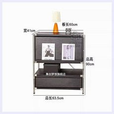 LP수납장 레코드판 LP장 카운터 스틸 잡지 바우하우스 선반 정리함, 63.5x41x90 매거진장+1칸 - 바우하우스lp