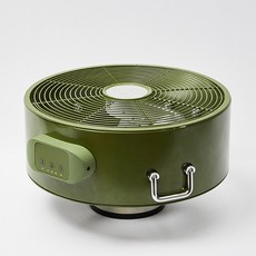 Geek 히텁펜 난로팬 캠핑 텐트 난방 따뜻한 공기순환기 베이지색상+전용가방포함