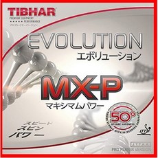[티바] 에볼루션 MX-P 50도 탁구러버, 빨강MAX
