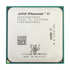 AMD Phenom II X3 710 트리플 코어 CPU 프로세서 HDX710WFK3DGI 소켓 AM3 2.6 GHz