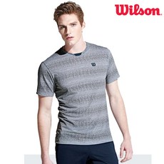 윌슨 반팔티 3285M GR 라운드 단체 티셔츠 테니스복