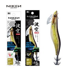 니켄 파공 TR 팁런 에기 무늬오징어, 1개