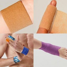 손목 탄력 자가 점착 밴드 보호 골프 압박 손가락 테이핑 테이프 스포츠 붕대 발목 테이프, 자가점착밴드 2.5x4.5
